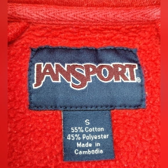 VTG Illinois State Redbirds Women's Small Sweatshirt 1/4 Zip Pullover Jansport - Picture 7 of 7